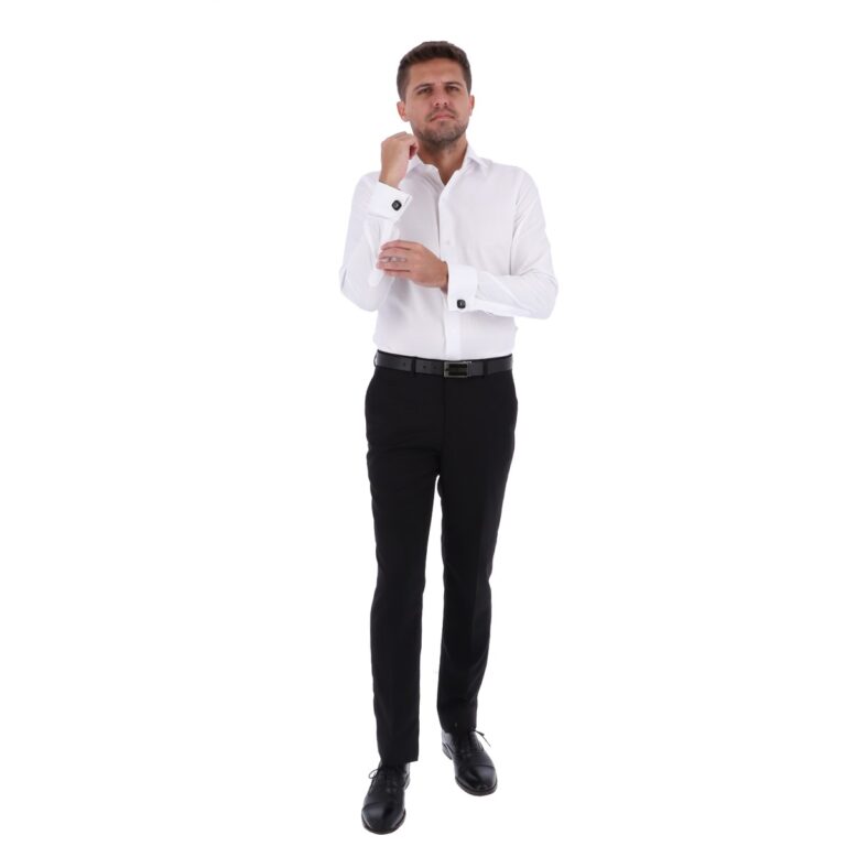 Camisa Para Mancuernillas Blanco – Valenti